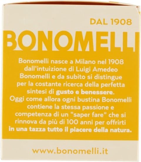 Bonomelli Infusi Erboristici Zenzero e Curcuma Infusion au Gingembre et Curcuma Pack de 16 filtres