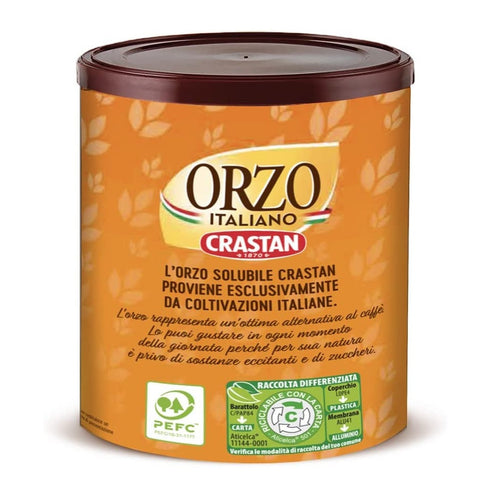 Crastan Orzo 100% Italie Café d'Orge Soluble Instantané 120gr