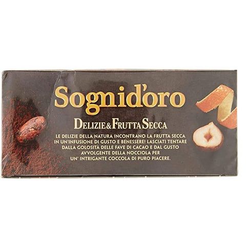 Sogni d'oro Tisana Delizie&Frutta Secca Fave cacao e nocciola con scorza di arancia 40g