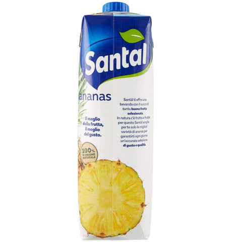 12x Parmalat Santal I Classici Succo di Frutta Jus d'Ananas 100% Naturel 1000ml