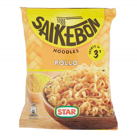 Star Saikebon Noodles Bag Pollo Plat japonais Composé de nouilles, poulet et légumes Sachet de 79g