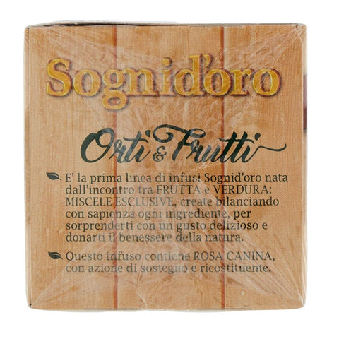 Star Sognid'oro Orti&Frutti Infusion Potiron, Noix de Coco et Cardamome Chaque pack contient 20 filtres de 2,5g