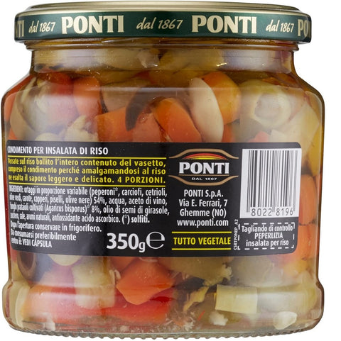 Ponti Peperlizia Ponti Peperlizia Insalata per Riso Riz Salade Vinaigrette 350g