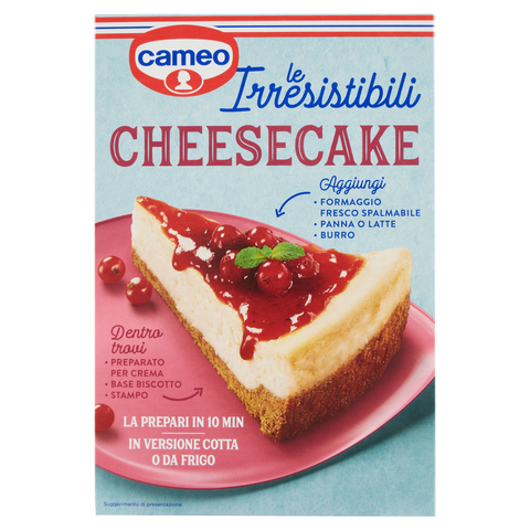 Cameo le Irresistibili Cheesecake Mélange pour gâteau au fromage 280g