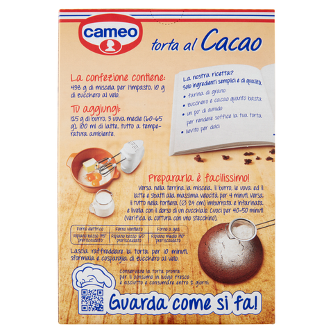 Cameo preparato per Torta al Cacao Mélange camée pour gâteau au cacao 448g