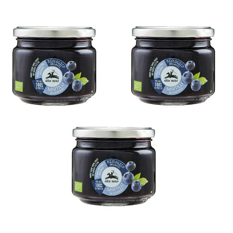 Alce Nero Composta di mirtilli biologica Compote de myrtille bio 270g