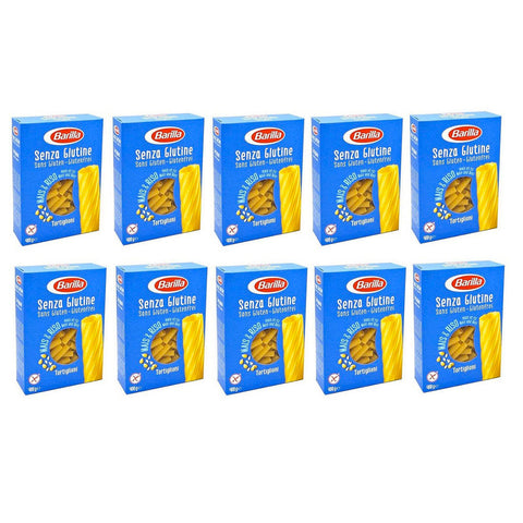 Barilla Pasta 10x400g Barilla Tortiglioni Gluten Free italian Pasta 400g 8076809545471