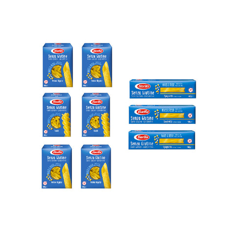 Paquet de test Barilla Boîte de Pâtes Sans Gluten 9x400g