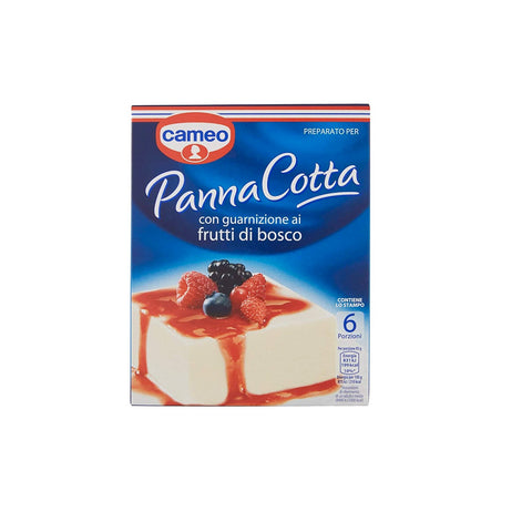 Cameo panna cotta ai frutti di bosco aux baies