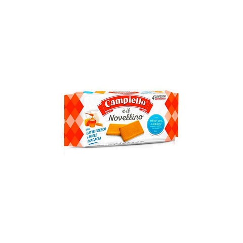 Campiello Novellino biscuits with fresh milk and acacia honey 350g - Italian Gourmet UK