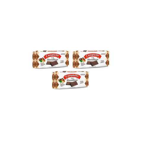 Campiello Novellino Cacao e Nocciole biscuits with cocoa and hazelnuts 360g - Italian Gourmet UK