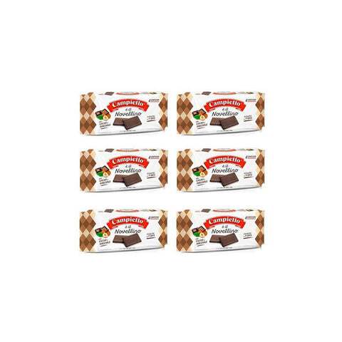 Campiello Novellino Cacao e Nocciole biscuits with cocoa and hazelnuts 360g - Italian Gourmet UK