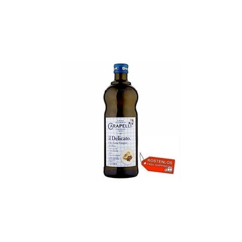 6x Huile d'Olive Extra Vierge Carapelli Il Delicato 1Lt