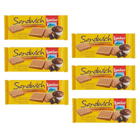 Loacker Wafers Sandwich Cioccolato Gaufrettes Chocolat 75g