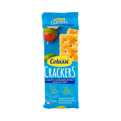 Colussi Crackers with reduced salt content 500g - Italian Gourmet UK