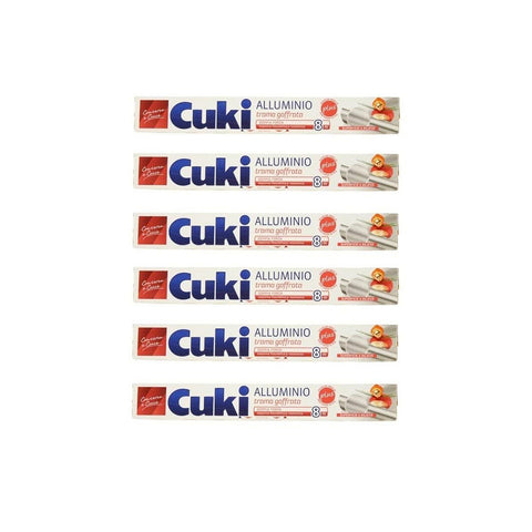 Cuki Alluminio Plus Kitchen foil 8mt - Italian Gourmet UK