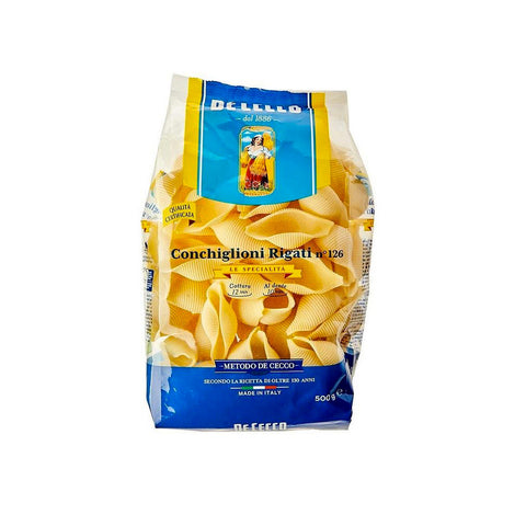 De Cecco Conchiglioni Pâtes Rigati 500g