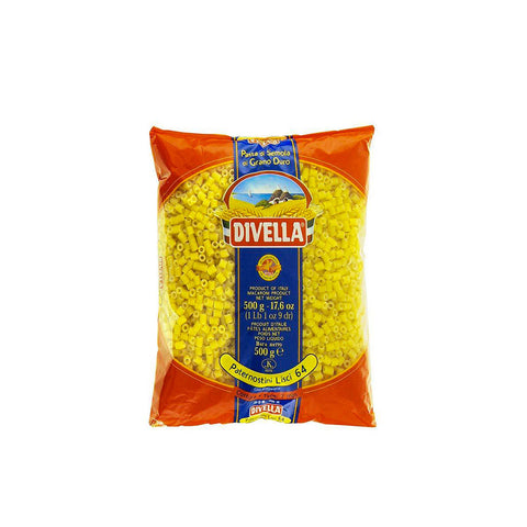 Divella Pasta 500g Divella Paternostini Lisci N. 64 Pasta 500g 8005121000641