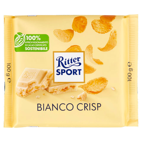 Ritter Sport Bianco crisp Blanc Croustillant 100g