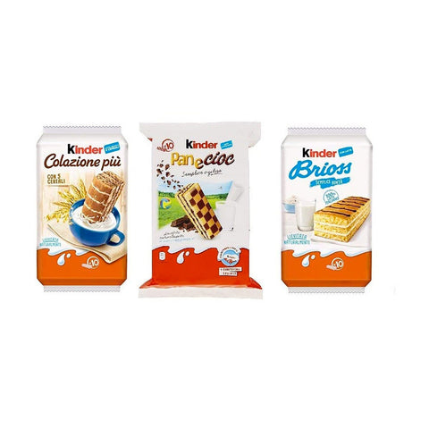 Test Pack Ferrero Kinder Brioss Colazione più Panecioc 30x27g