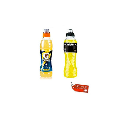 Test pack Gatorade Powerade Limone Energy Drink Citron 24x50cl