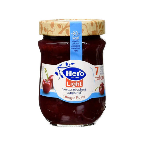 Hero Marmellata Ciliegie Rosse Confiture de cerises rouges légères 280g