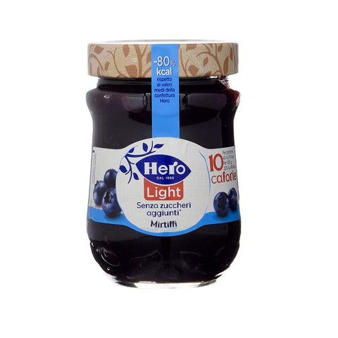 Hero Marmellata Mirtilli Light Myrtilles confiture méga pack 6x280g