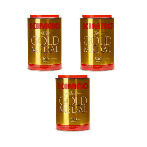 Kimbo Coffee 3x500g Kimbo Gold Medal Coffee tin (500g) 8002200101268