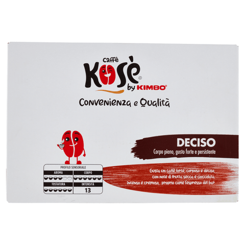 Kosè By Kimbo Caffè en Cialde Deciso 50 dosettes de café