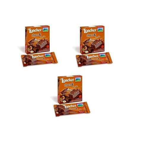 Loacker Sweet snacks 3x78g Loacker Choco & nuts biscuits 78g 8000380160372