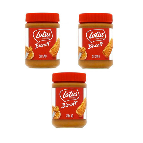 Lotus Spreadable cream 3x400g Lotus Crema Biscoff Biscuits Spread Smooth Cream 400g