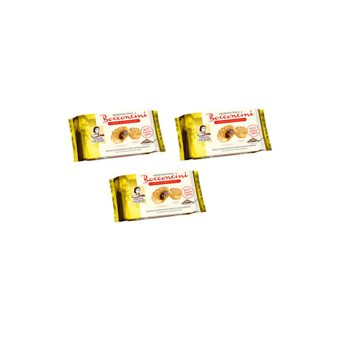 Matilde Vicenzi Bocconcini Cioccolato pastry snack filled with chocolate cream 100g - Italian Gourmet UK