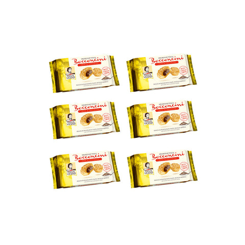 Matilde Vicenzi Bocconcini Cioccolato pastry snack filled with chocolate cream 100g - Italian Gourmet UK