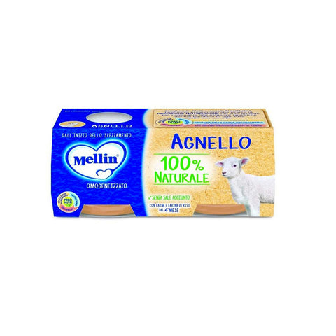 Mellin Agnello Agneau Homogénéisé 2x80g