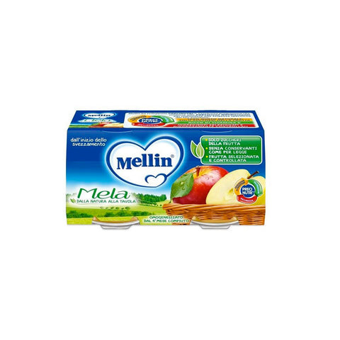 Mellin Mela Pomme homogénéisée méga pack 6x2x100g