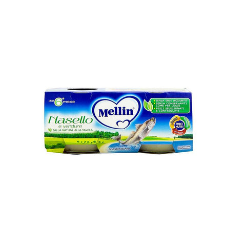 Merlu Homogénéisé Mellin Nasello 2x80g