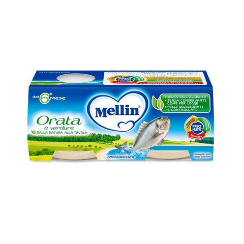 Mellin Orata Daurade Homogénéisée Mega pack 6x2x80g