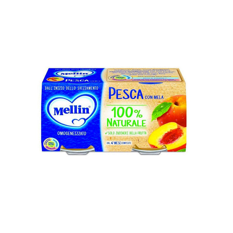 Mellin Pesca Pêche homogénéisée avec pomme mega pack 6x2x100g