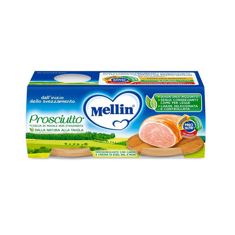 Mellin Prosciutto Jambon Homogénéisé 2x80g