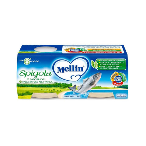 Mellin Spigola Bar Homogénéisé 2x80g