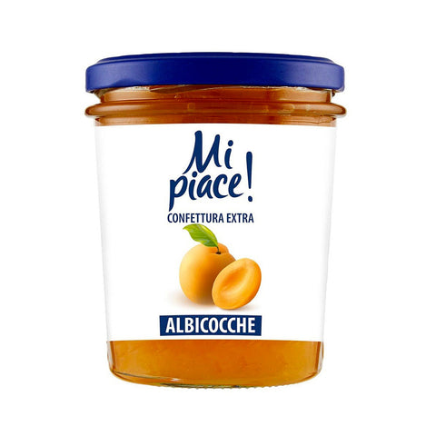 Mi Piace Confettura Extra Albicocche Apricot Jam 330g - Italian Gourmet UK