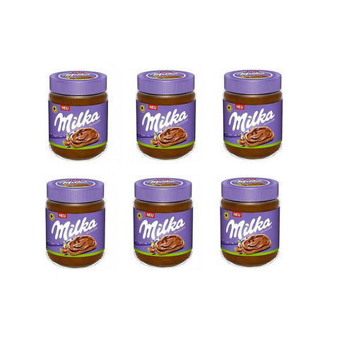 Milka Spreadable cream 6x200g Milka Crema Spalmabile di Nocciole Hazelnut Cream Spreadable Cream 350g 7622201127206