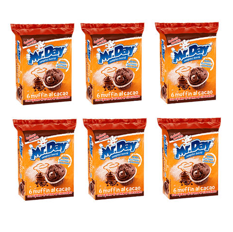 Mr Day Muffin al Cacao muffin au cacao avec crème au chocolat 300g