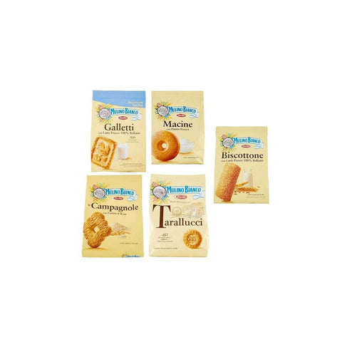 Pack test Mulino Bianco Tarallucci Galletti Macine Campagnole Biscotto –  Italian Gourmet FR