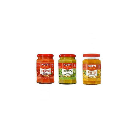 Mutti Pesto di pomodoro Rosso, vert et arancione (3x180g)