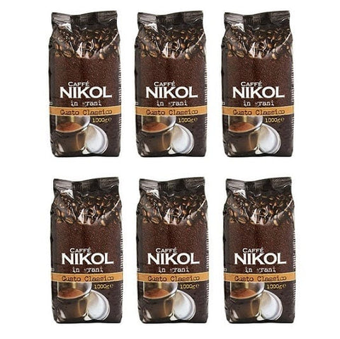 Nikol Caffè en grains de café Grani Gusto Classico 1Kg