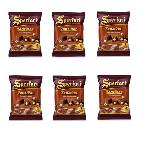 Sperlari Torroncini Zanzibar Cioccolato Gianduia classico 117g