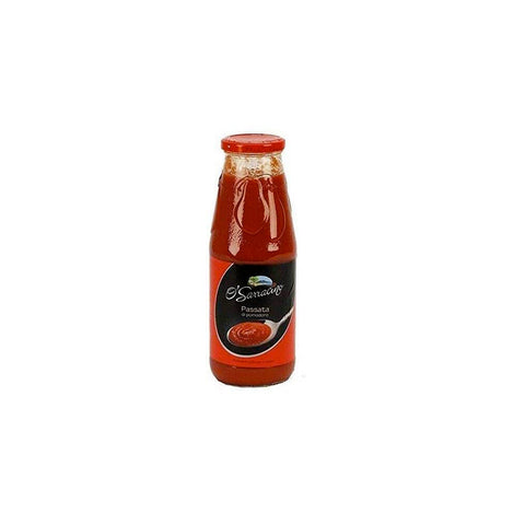 O' Sarracino Tomato sauce 680ml O' Sarracino Passata di pomodoro Italian puree Tomatoes 680ml 8032835001251