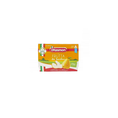 Plasmon La Frutta dei Bambini Pera Birne ( 4 x 100g ) ab 4 Monaten - Italian Gourmet UK