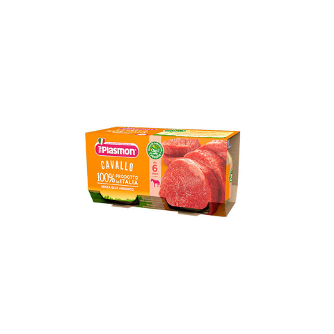 PLASMON Cavallo Purée de farine de cheval 2x80g